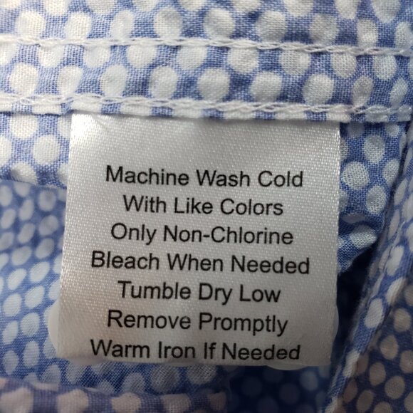 JOE Joseph Abboud Mens Slim Fit Button Down Shirt Short Sleeve  2XLT Tall  /A142 - Picture 9 of 10